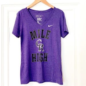 Colorado Rockies Nike Women’s V-Neck Tee